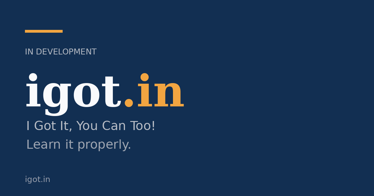 Link preview image for igot.in